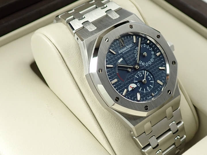 Audemars Piguet Royal Oak Dual Time Ref. 26120ST.OO.1220ST.02 Stainless Steel Blue Dial