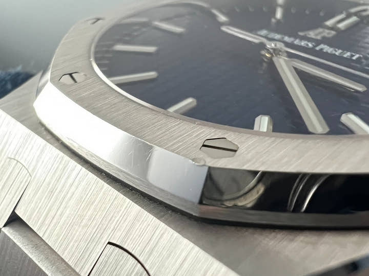 オーデマピゲ ロイヤルオーク Ref.15503BC.OO.1220BC.01 ホワイトゴールド ブルー文字盤