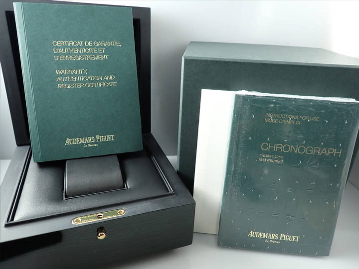 オーデマピゲ ロイヤルオーク クロノグラフ Ref.26320BA.OO.1220BA.02 イエローゴールド ブルー文字盤