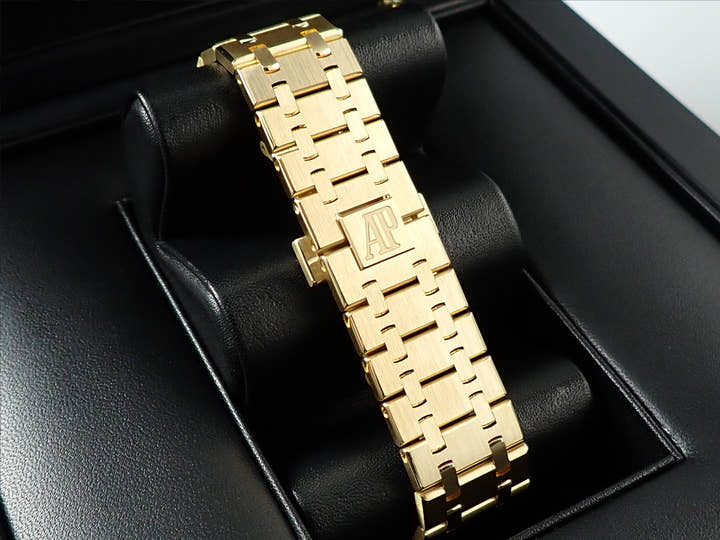 オーデマピゲ ロイヤルオーク クロノグラフ Ref.26320BA.OO.1220BA.02 イエローゴールド ブルー文字盤