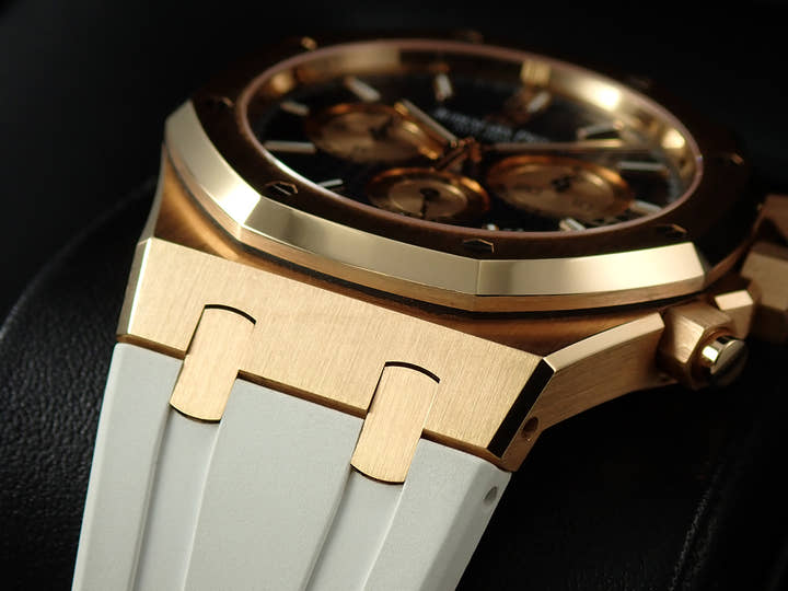 オーデマピゲ ロイヤルオーク クロノグラフ Ref.26331OR.OO.D315CR.01 ピンクゴールド ブルー文字盤