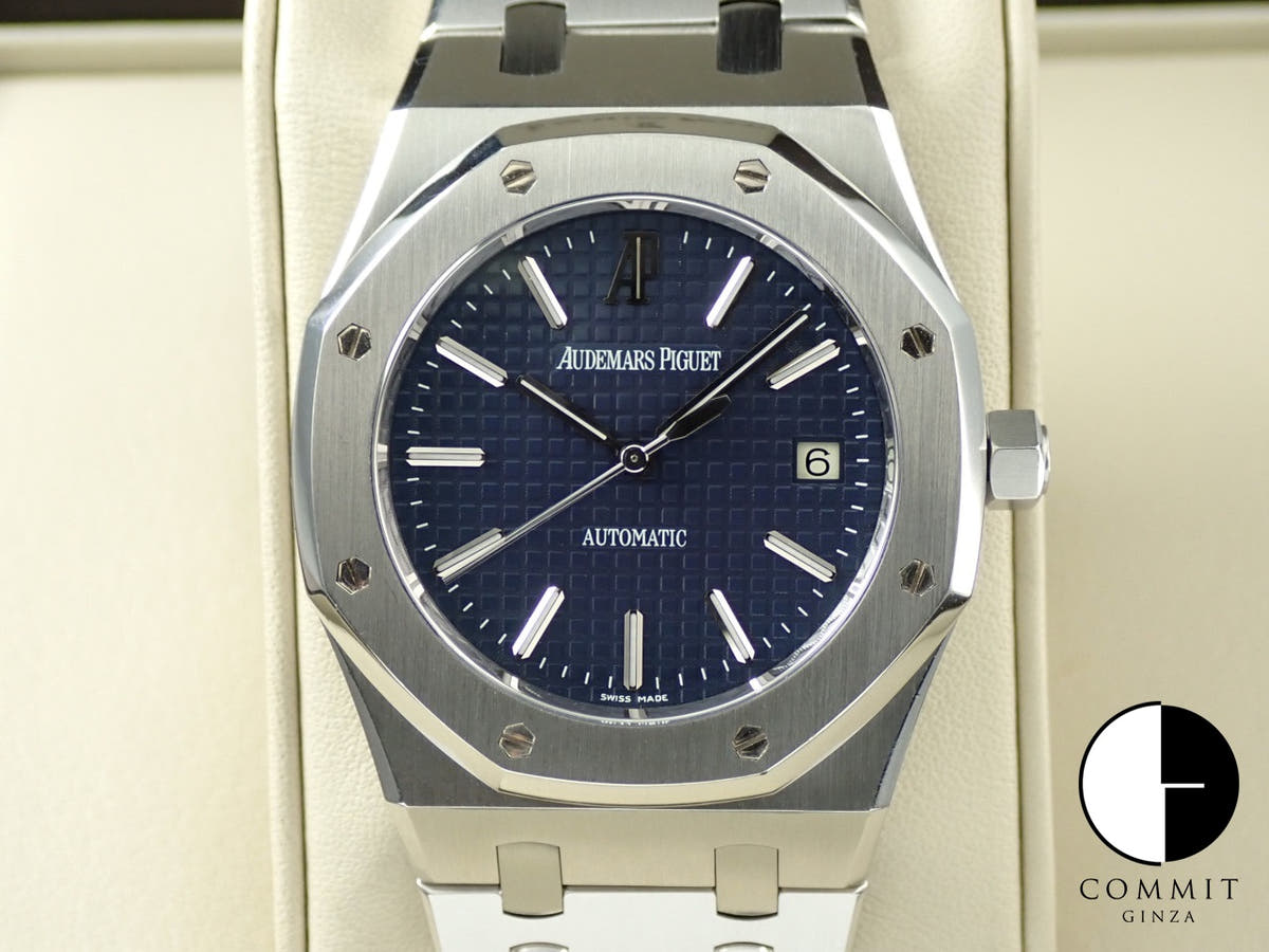 オーデマピゲ ロイヤルオーク Ref.15300ST.OO.1220ST.02 ステンレススチール ブルー文字盤
