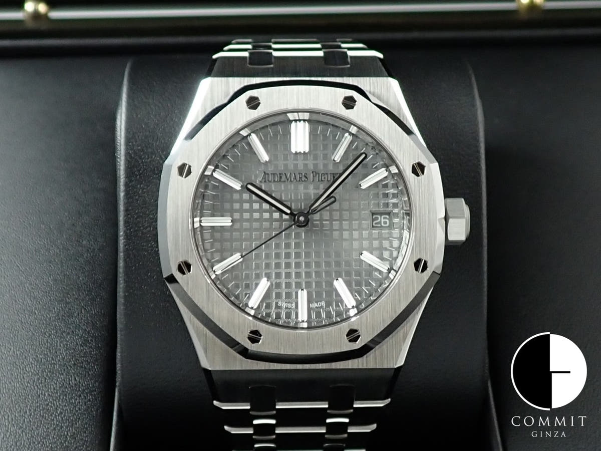 オーデマピゲ ロイヤルオーク Ref.15550ST.OO.1356ST.07 ステンレススチール グレー文字盤