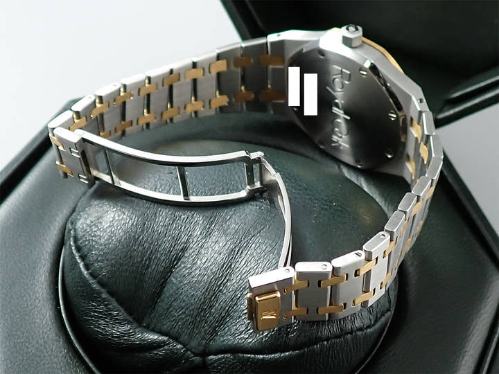 オーデマピゲ ロイヤルオーク Ref.14790SA/O/0789SA/01 ステンレススチール/イエローゴールド グレー文字盤