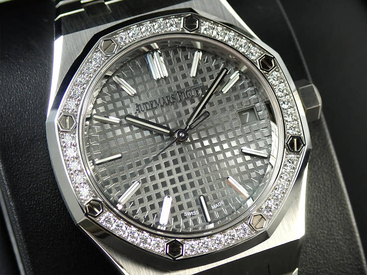 オーデマピゲ ロイヤルオーク Ref.15551ST.ZZ.1356ST.06 ステンレススチール グレー文字盤