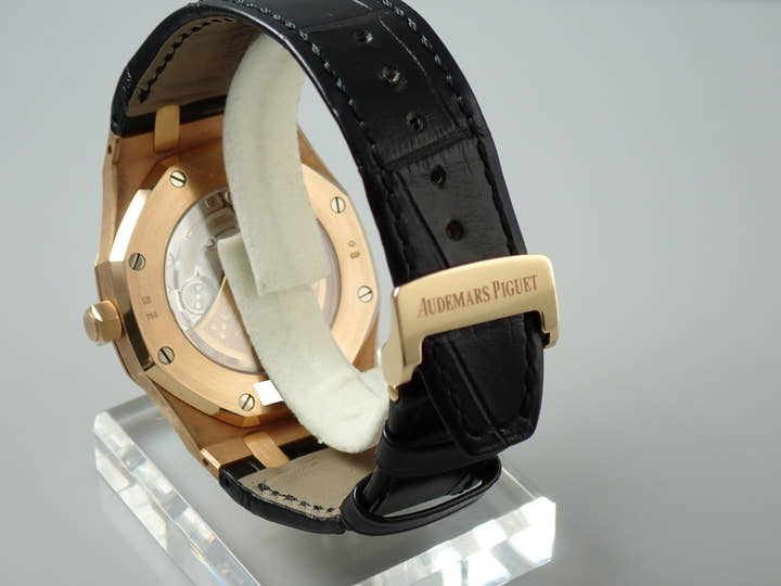 オーデマピゲ ロイヤルオーク Ref.15300OR.OO.D002CR.01 ピンクゴールド ブラック文字盤