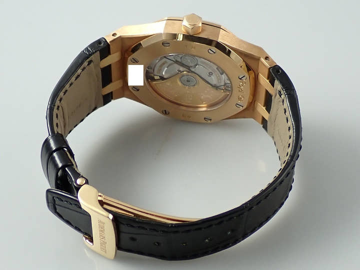 オーデマピゲ ロイヤルオーク Ref.15300OR.OO.D002CR.01 ピンクゴールド ブラック文字盤