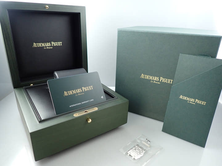 オーデマピゲ ロイヤルオーク Ref.15510BC.OO.1320BC.02 ホワイトゴールド スモークブルー文字盤