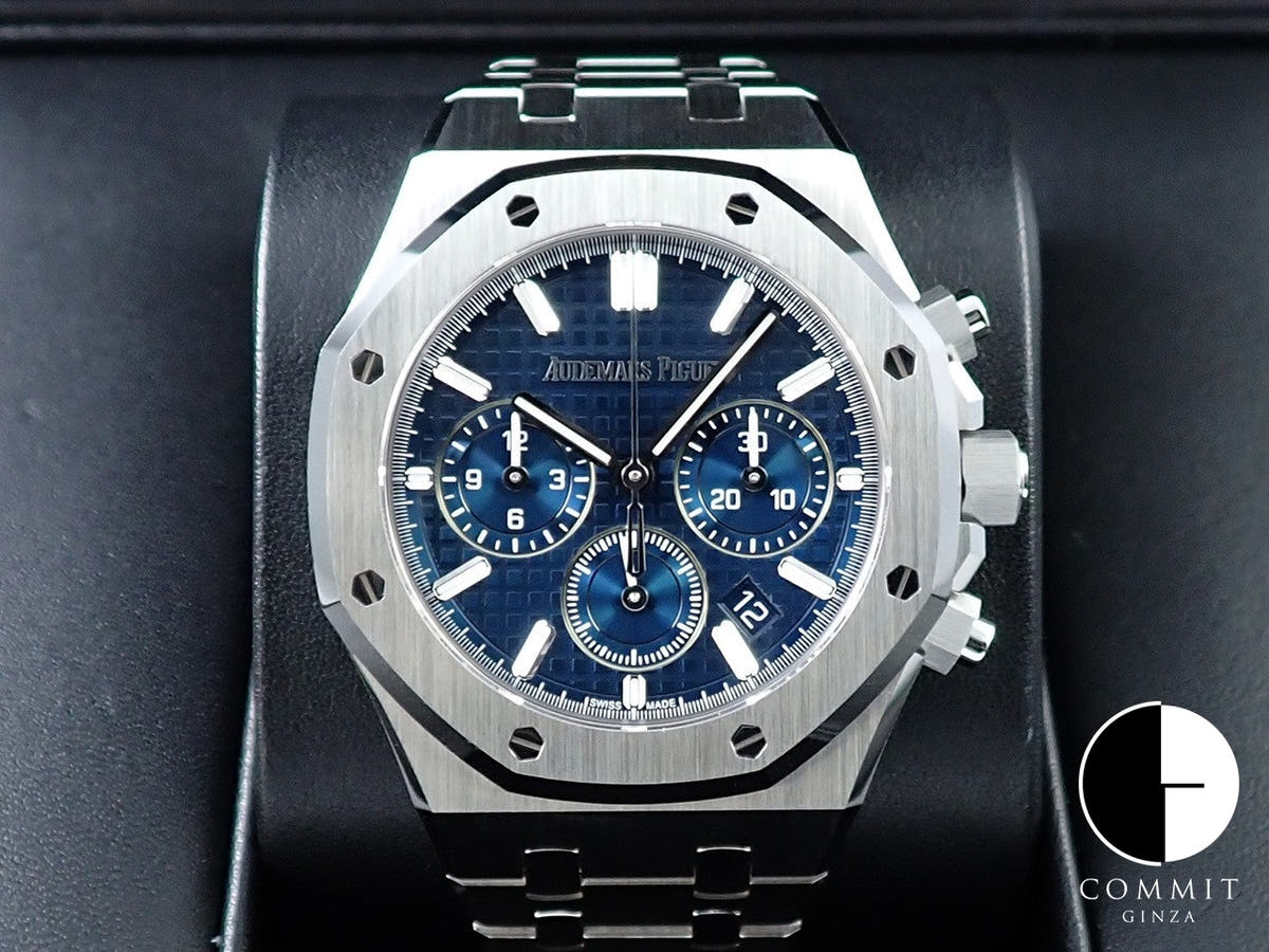 オーデマピゲ ロイヤルオーク クロノグラフ Ref.26715ST.OO.1356ST.01 ステンレススチール ナイトブルー文字盤