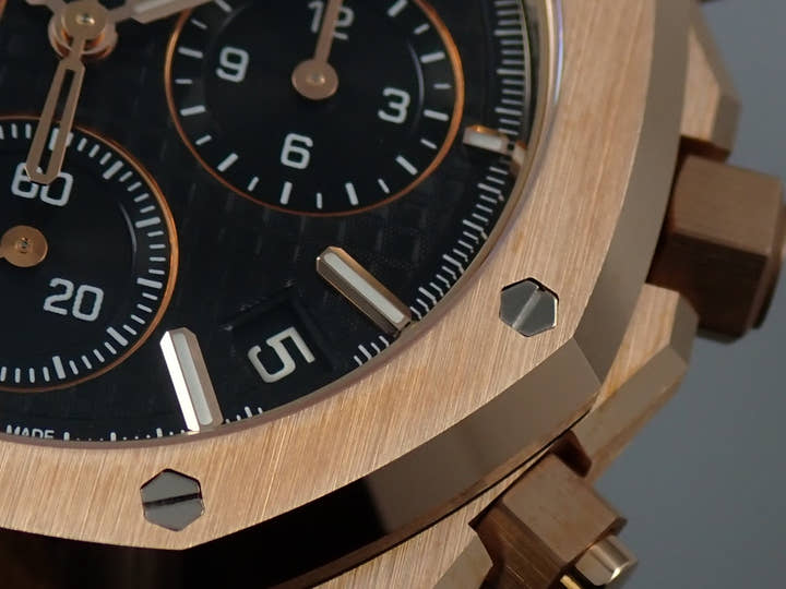 オーデマピゲ ロイヤルオーク クロノグラフ 50周年記念 Ref.26240OR.OO.D002CR.01 ピンクゴールド ブラック文字盤