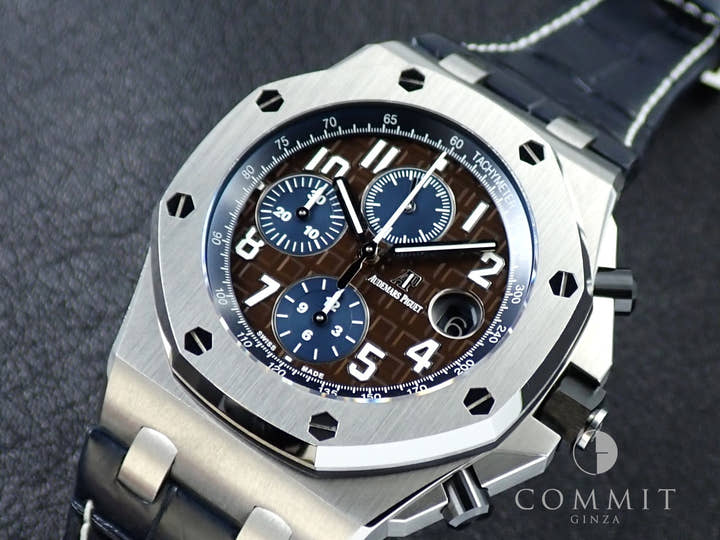 オーデマピゲ ロイヤルオーク オフショア クロノグラフ Ref.26470ST.OO.A099CR.01 ステンレススチール ブラウン文字盤