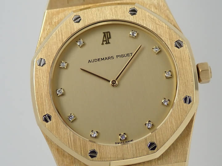 オーデマピゲ ロイヤルオーク Ref.56143BA イエローゴールド シャンパン文字盤