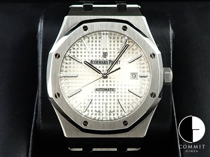 オーデマピゲ ロイヤルオーク Ref.15400ST.OO.1220ST.02 ステンレススチール シルバー文字盤