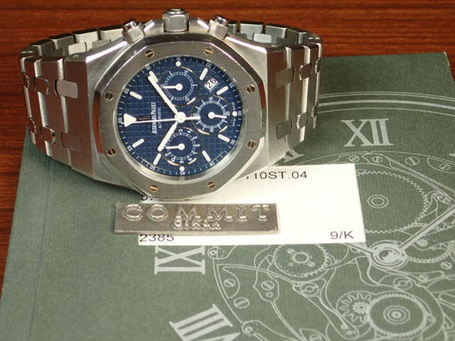 オーデマピゲ ロイヤルオーク Ref.25860ST.OO.1110ST.04 ブルー文字盤 中古 royal-oak-40
