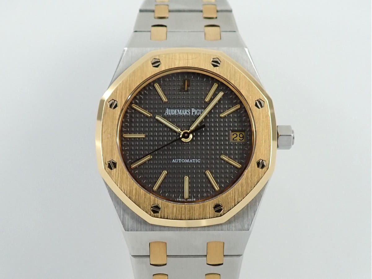 オーデマピゲ ロイヤルオーク Ref.14790SA/O/0789SA/01 ステンレススチール/イエローゴールド グレー文字盤