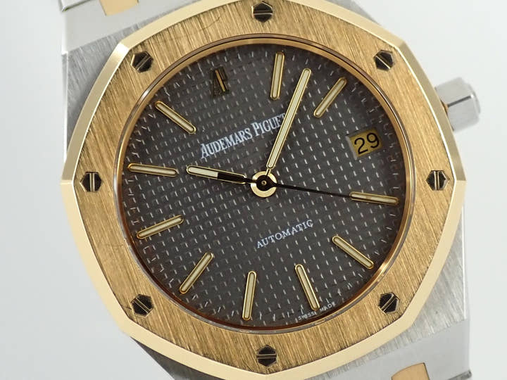 オーデマピゲ ロイヤルオーク Ref.14790SA/O/0789SA/01 ステンレススチール/イエローゴールド グレー文字盤