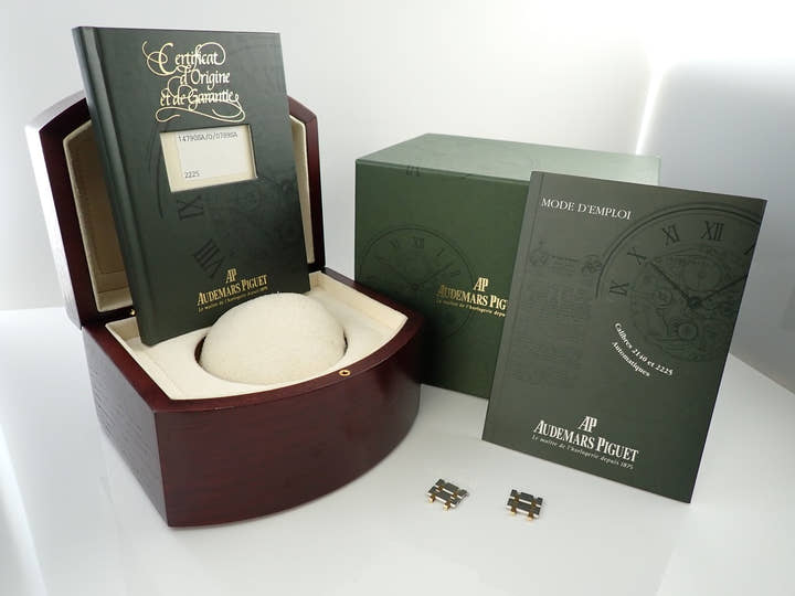 オーデマピゲ ロイヤルオーク Ref.14790SA/O/0789SA/01 ステンレススチール/イエローゴールド グレー文字盤