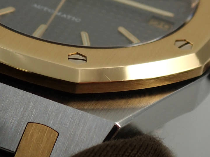 オーデマピゲ ロイヤルオーク Ref.14790SA/O/0789SA/01 ステンレススチール/イエローゴールド グレー文字盤