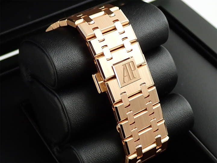 オーデマピゲ ロイヤルオーク ダブル バランスホイール オープンワーク Ref.15407OR.OO.1220OR.01 ピンクゴールド スケルトン文字盤