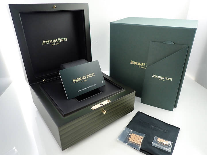 オーデマピゲ ロイヤルオーク ダブル バランスホイール オープンワーク Ref.15407OR.OO.1220OR.01 ピンクゴールド スケルトン文字盤