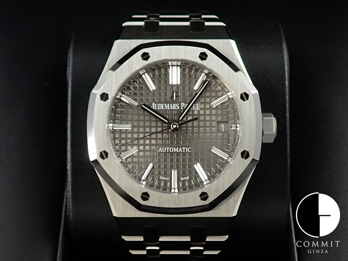 オーデマピゲ ロイヤルオーク Ref.15450ST.OO.1256ST.02 ステンレススチール グレー文字盤