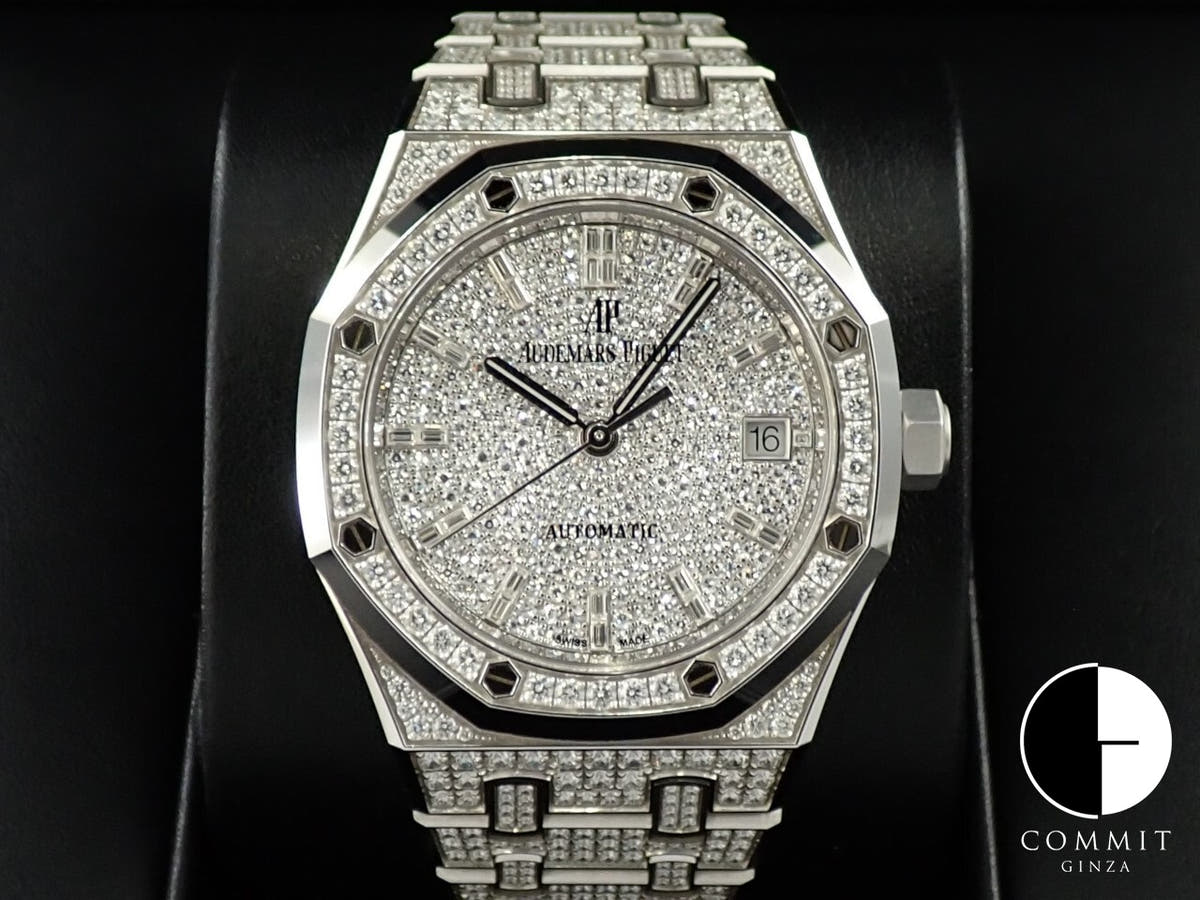 オーデマピゲ ロイヤルオーク Ref.15452BC.ZZ.1258BC.01 ホワイトゴールド ダイヤモンド & 18KWG文字盤