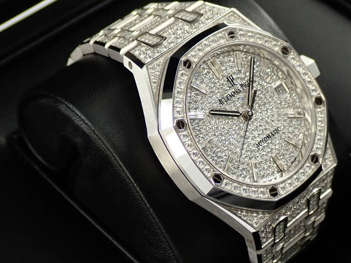 オーデマピゲ ロイヤルオーク Ref.15452BC.ZZ.1258BC.01 ホワイトゴールド ダイヤモンド & 18KWG文字盤