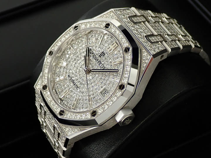 オーデマピゲ ロイヤルオーク Ref.15452BC.ZZ.1258BC.01 ホワイトゴールド ダイヤモンド & 18KWG文字盤