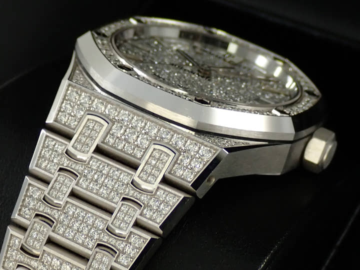 オーデマピゲ ロイヤルオーク Ref.15452BC.ZZ.1258BC.01 ホワイトゴールド ダイヤモンド & 18KWG文字盤