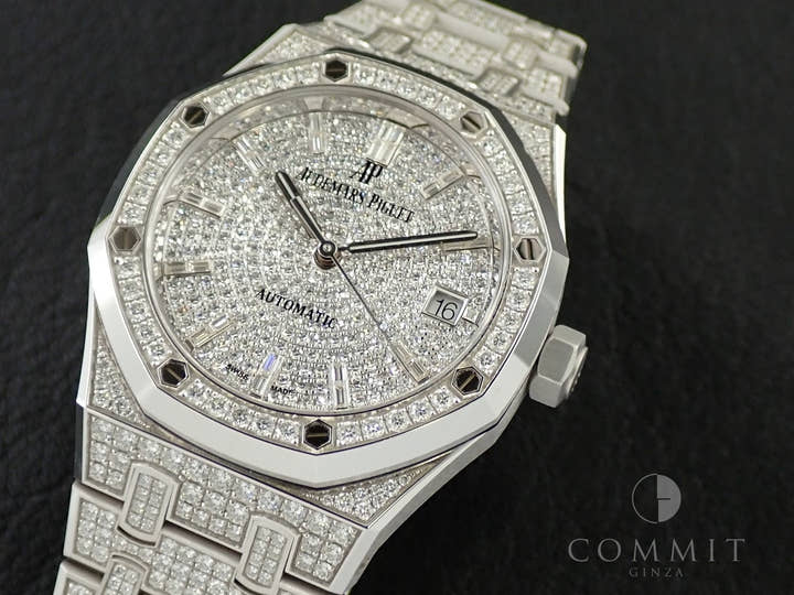 オーデマピゲ ロイヤルオーク Ref.15452BC.ZZ.1258BC.01 ホワイトゴールド ダイヤモンド & 18KWG文字盤
