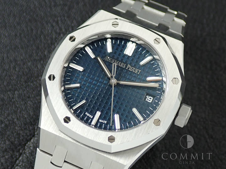 オーデマピゲ ロイヤルオーク 50周年記念 Ref.15550ST.OO.1356ST.02 ステンレススチール ブルー文字盤