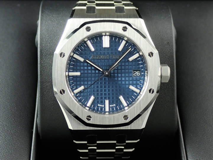 オーデマピゲ ロイヤルオーク Ref.15550ST.OO.1356ST.06 ステンレススチール ナイトブルー文字盤