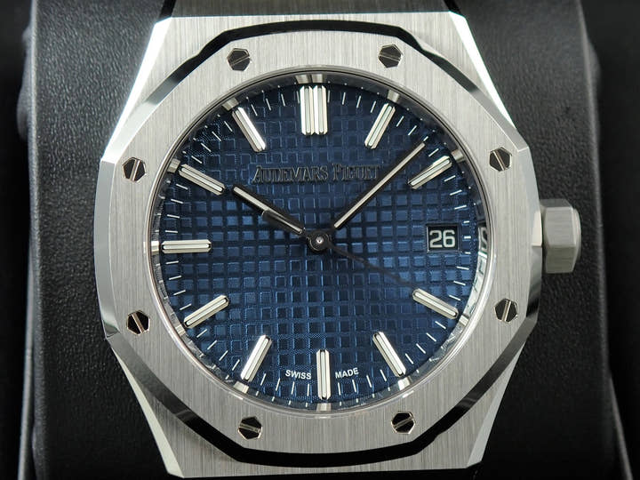 オーデマピゲ ロイヤルオーク Ref.15550ST.OO.1356ST.06 ステンレススチール ナイトブルー文字盤