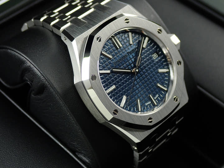 オーデマピゲ ロイヤルオーク Ref.15550ST.OO.1356ST.06 ステンレススチール ナイトブルー文字盤