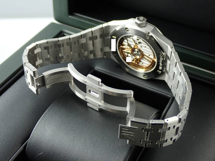 オーデマピゲ ロイヤルオーク Ref.15550ST.OO.1356ST.06 ステンレススチール ナイトブルー文字盤