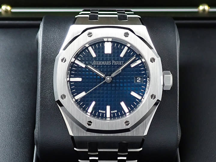 オーデマピゲ ロイヤルオーク Ref.15550ST.OO.1356ST.06 ステンレススチール ナイトブルー文字盤