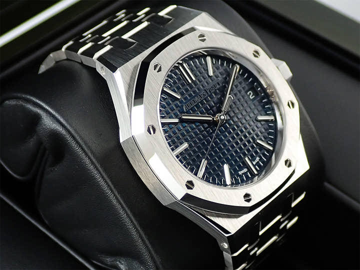 オーデマピゲ ロイヤルオーク Ref.15550ST.OO.1356ST.06 ステンレススチール ナイトブルー文字盤