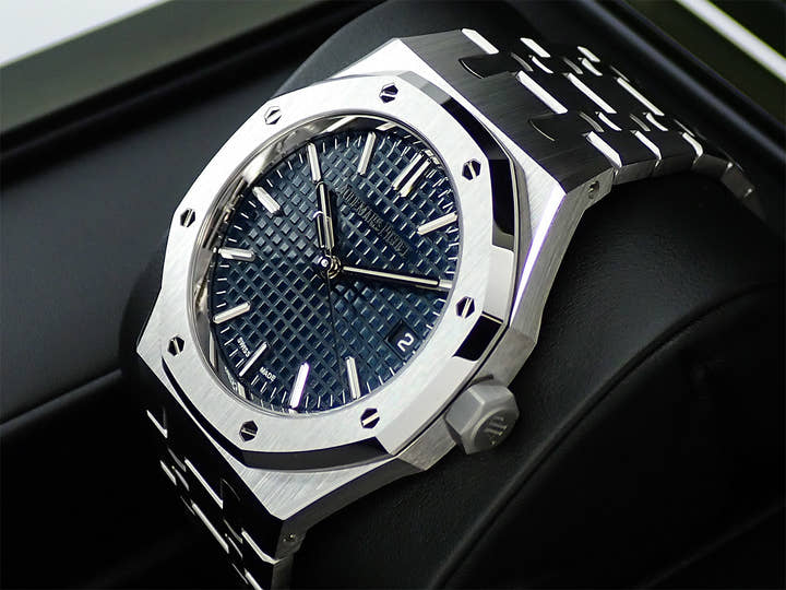 オーデマピゲ ロイヤルオーク Ref.15550ST.OO.1356ST.06 ステンレススチール ナイトブルー文字盤