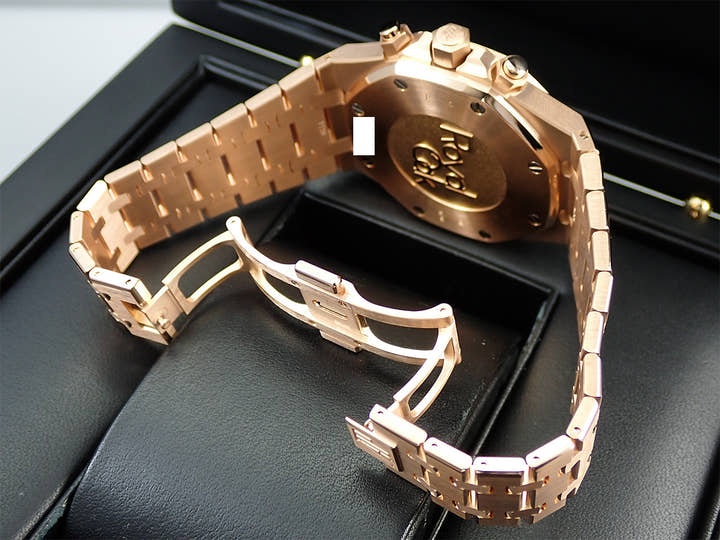 オーデマピゲ ロイヤルオーク クロノグラフ Ref.26331OR.OO.1220OR.02 ピンクゴールド ブラウン文字盤