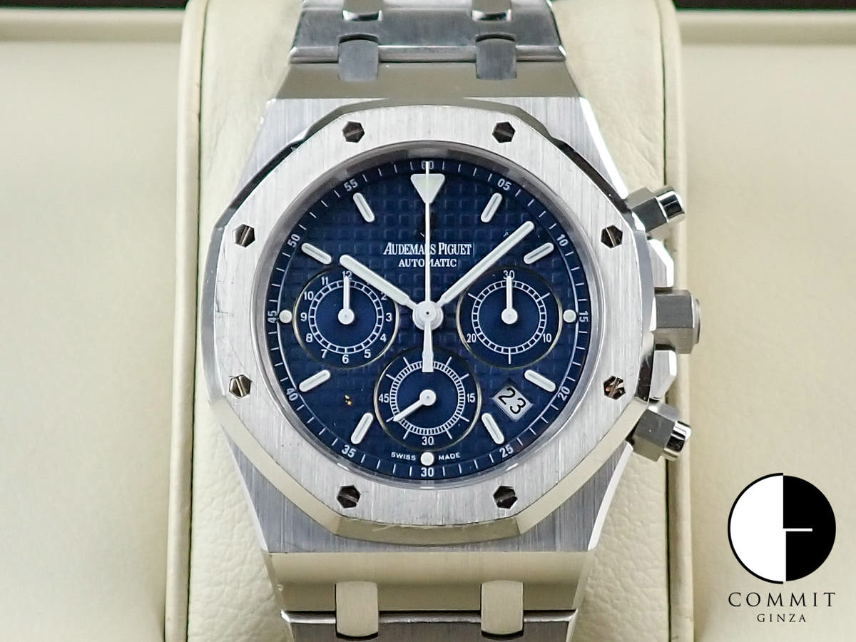 オーデマピゲ ロイヤルオーク クロノグラフ Ref.25860ST.OO.1110ST.04 ステンレススチール ブルー文字盤