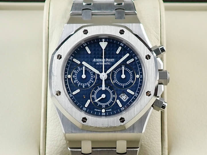 オーデマピゲ ロイヤルオーク クロノグラフ Ref.25860ST.OO.1110ST.04 ステンレススチール ブルー文字盤