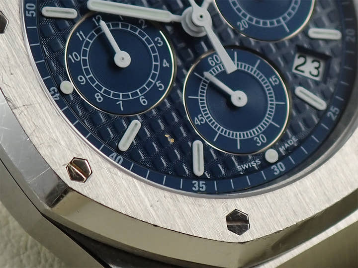 オーデマピゲ ロイヤルオーク クロノグラフ Ref.25860ST.OO.1110ST.04 ステンレススチール ブルー文字盤