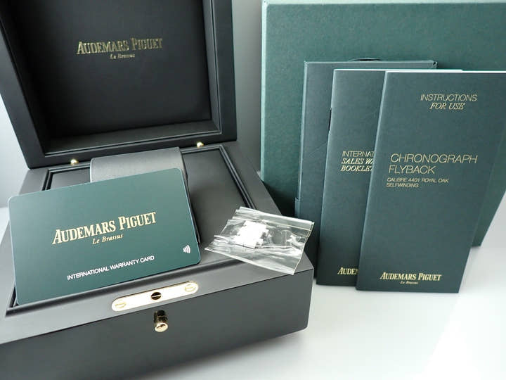 オーデマピゲ ロイヤルオーク クロノグラフ Ref.26239BC.OO.1220BC.01 ホワイトゴールド ブルー文字盤