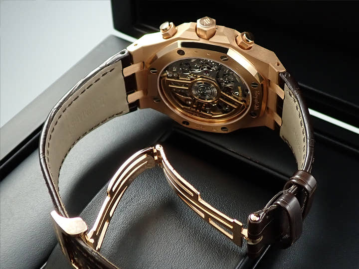 オーデマピゲ ロイヤルオーク クロノグラフ Ref.26239OR.OO.D821CR.01 ピンクゴールド ブラウン文字盤