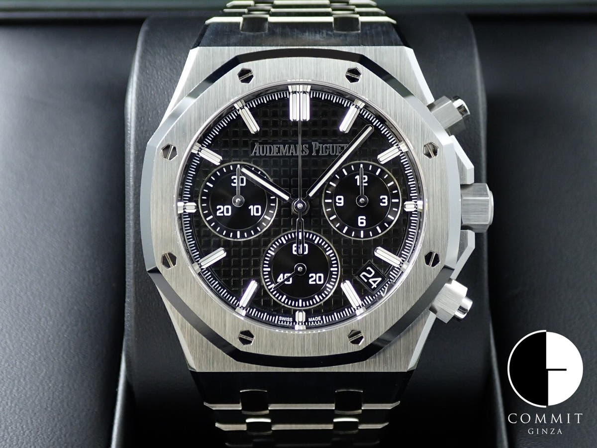 オーデマピゲ ロイヤルオーク クロノグラフ 50周年記念 Ref.26240ST.OO.1320ST.02 ステンレススチール ブラック文字盤