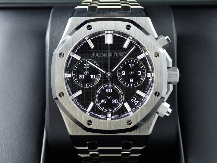 オーデマピゲ ロイヤルオーク クロノグラフ 50周年記念 Ref.26240ST.OO.1320ST.02 ステンレススチール ブラック文字盤