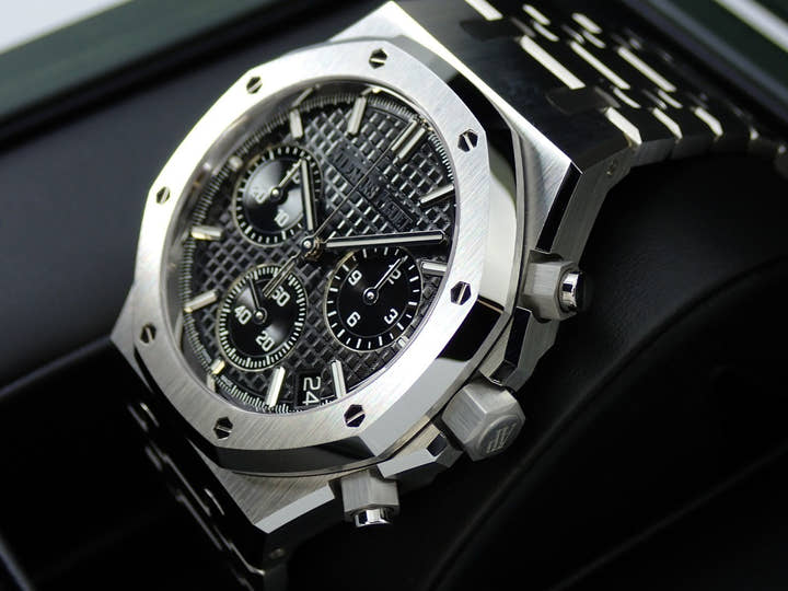 オーデマピゲ ロイヤルオーク クロノグラフ 50周年記念 Ref.26240ST.OO.1320ST.02 ステンレススチール ブラック文字盤