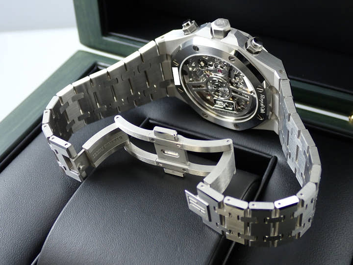 オーデマピゲ ロイヤルオーク クロノグラフ 50周年記念 Ref.26240ST.OO.1320ST.02 ステンレススチール ブラック文字盤