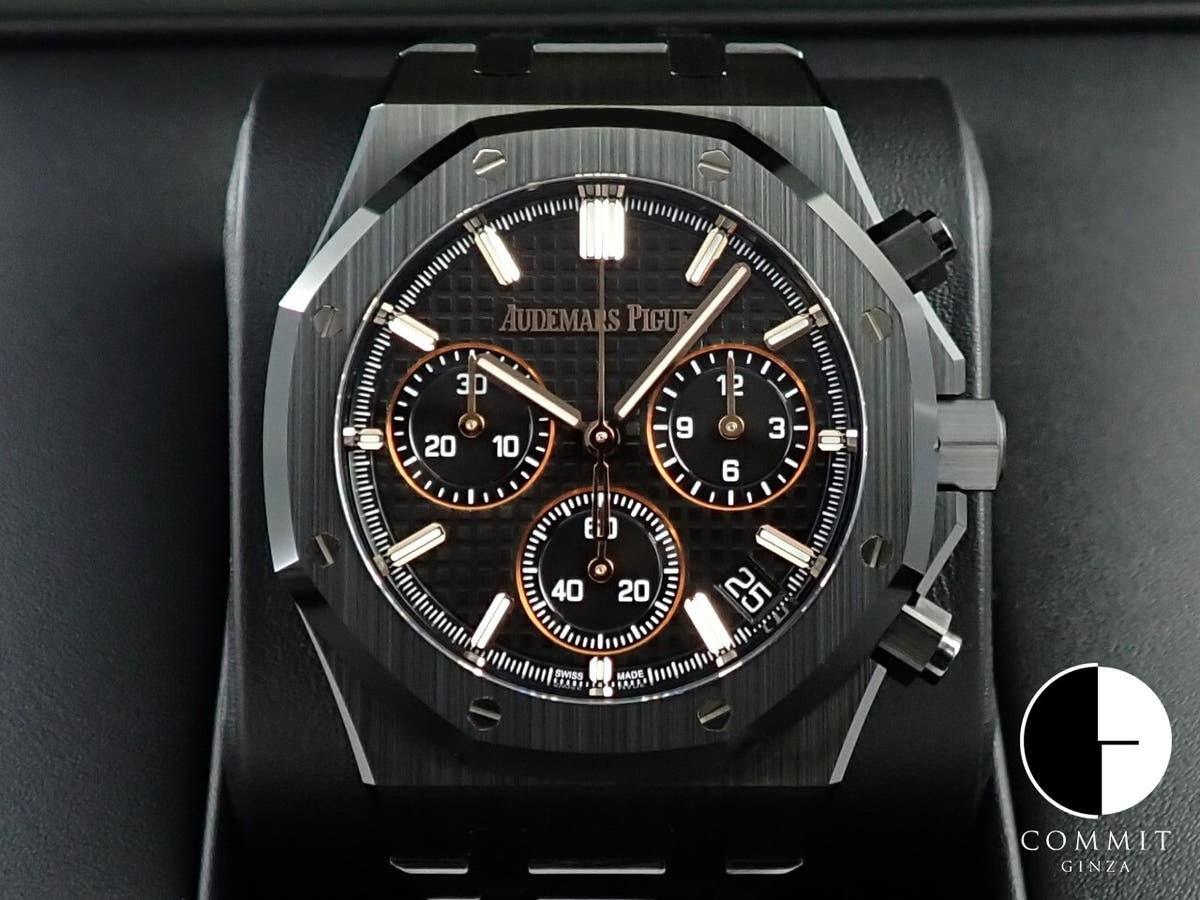 オーデマピゲ ロイヤルオーク クロノグラフ Ref.26240CE.OO.1225CE.02 ブラックセラミック ブラック文字盤