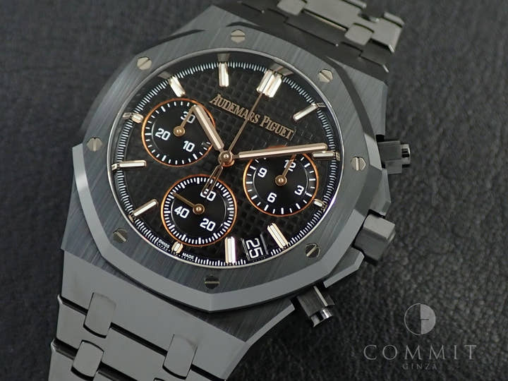 オーデマピゲ ロイヤルオーク クロノグラフ Ref.26240CE.OO.1225CE.02 ブラックセラミック ブラック文字盤